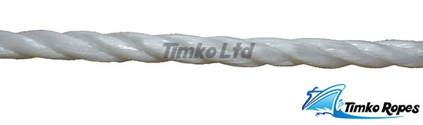 16mm White Polypropylene Rope Sold By The Metre